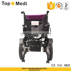 TOPMEDI Black and Bule Color Standing up Power Wheelchair thumbnail-5