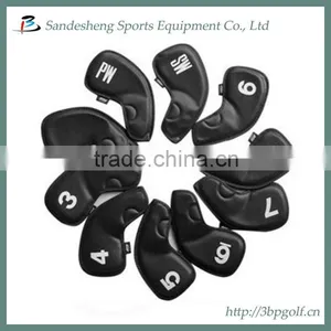 Neoprene Leather Golf Iron Club Head Cover thumbnail-1