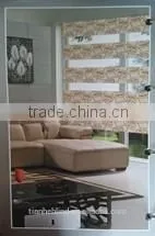 Korea Jacquard Leaves Zebra Blinds Fabrics, Sun Shade Zebra Blinds thumbnail-1