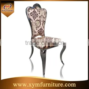 Hotel Furniture Fashion Used Stainless Steel Dining Chair thumbnail-1