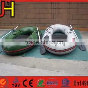 1 Set Portable Inflatable Fishing Boat High Quality PVC Rubber Boat Fishing Boat With Paddles thumbnail-3