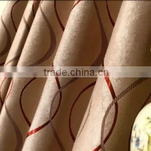 100% Poly Sun-shading Jacquard Blackout Fabric Flame Retardant Blackout Fabric for Living Room thumbnail-5