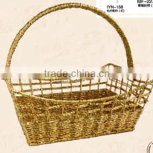 Rattan and Wire Fruit Basket thumbnail-1