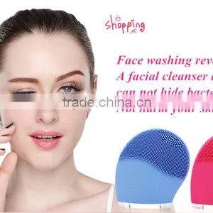 Sonic Massage Electric Natural Silicone Cleansing Face Brush for Daily Use thumbnail-2