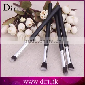 Portable Cosmetic 4pcs Black Angled Eye Liner Eyebrow Makeup Brushes thumbnail-1
