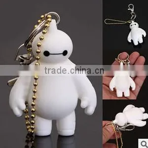 Wholesale Baymax Keychain Hot Item on Sale Metal Baymax Keychains thumbnail-2
