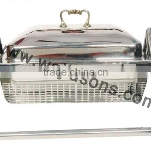 Brass Made Chafing Dish Manufactured by Royal De Wajidsons | Top Quality Chafing Dish | Handmade Chafing Dish thumbnail-4