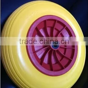 Wheelbarrow pu Foam Tire 3.50-8 4.00-8 thumbnail-1