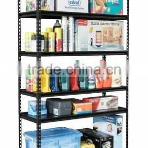 HEAVY DUTY BOLTLESS SHELVING GARAGE WAREHOUSE STOCKROOM STORAGE RACKING thumbnail-1