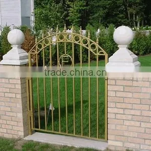 Metal Security Gate/ Aluminum Garden Fence Gate/Metal Yard Gates thumbnail-2