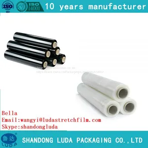 Factory Direct Sale Width 50mm Black Stretch Wrap Film Roll thumbnail-2