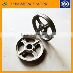 Iron Cast Pulley Wheel and Elevator Belt Pulley,conveyor Belt Pulleys,belt Wheel Pulley thumbnail-4