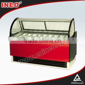 1.2m Deep Ice Cream Display Display Cabinet/Ice Cream Display Freezers Price/Ice Cream Continuous Freezer thumbnail-1