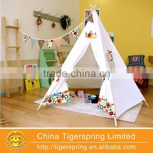 Cotton Canvas Tipi Tent Kids Photography Toy Tent thumbnail-1