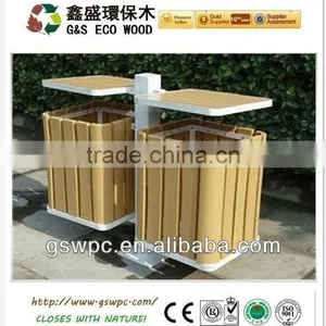 Durable and Not Easily Damaged Outdoor Wpc Trashcan thumbnail-1