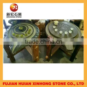 Natural Round Granite Gongfu Tea Tray for Decoration thumbnail-2