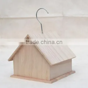 Simple Wooden Craft Bird Cage House thumbnail-2
