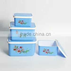 4 Pieces Plastic Airtight Food Storage Container thumbnail-3