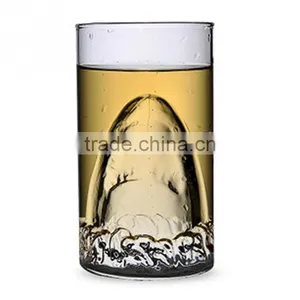 300ML New Sharks Cup Handmade Glass Beer Mug thumbnail-2