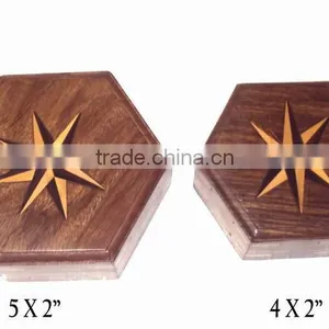 Wood Storage Box, Wooden Decorative Box, Decorative Storage Box, Wooden Storage Box thumbnail-4