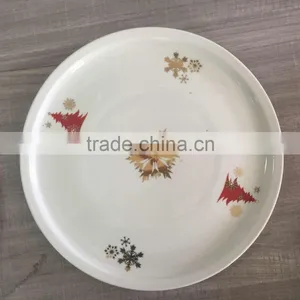 12" Ceramic Pizza Plate,for Christmas thumbnail-1