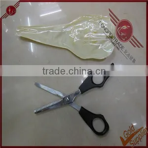Quality Serrated Plastic Handle Ice Barber Scissors thumbnail-1