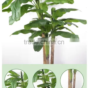 Indoor Artificial Banana Tree Bonsai Potted Plants for Sale thumbnail-1