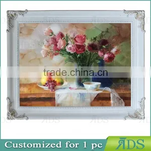 Popular Modern Rose Flower Oil Painting On Canvas thumbnail-2