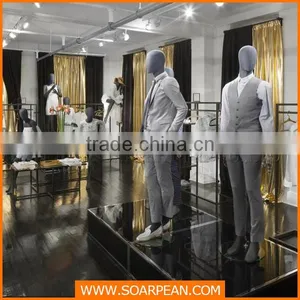 Fiberglass Gold Mannequin Male Full Body Mannequin thumbnail-2