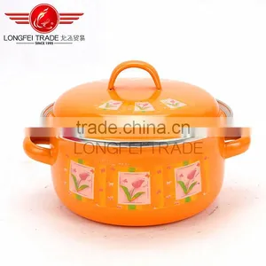 Eco-friendly Enamel Cast Iron Cookware Pot Enamel Turkey Pot Casserole thumbnail-3