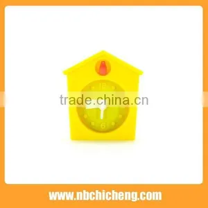 Houses Shape Small Needles Silicone Travel Alarm Clock thumbnail-3