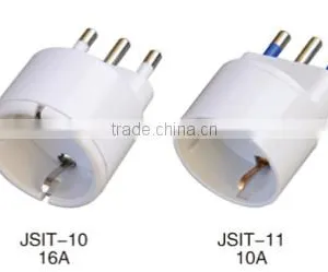 Italian ac dc Electrical Multi 3 Round Pin 16a Industrial Male and Female Plug Socket Adaptor Socket thumbnail-6