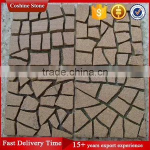 Cheap Garden Stepping Yellow Crazy Paving Stone thumbnail-1