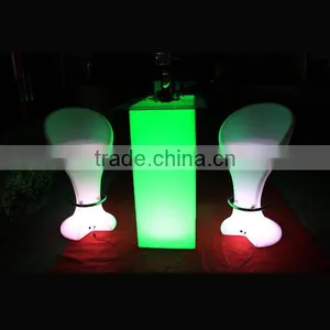 Remote Control LED Square Bar Table With Color Changing thumbnail-3