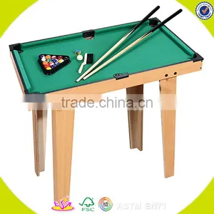 2017 Wholesale High Quality Kids Mini Wooden Billiard Snooker Table W11A032 thumbnail-1