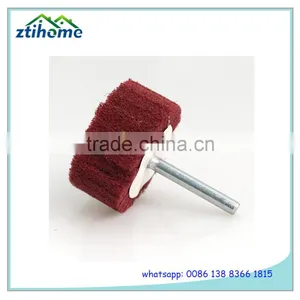 Non-woven Flap Wheel With Shaft thumbnail-1
