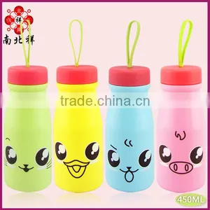 450ML Carton Plastic Cheap Drinking Bottle With Belt thumbnail-1