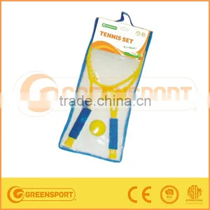 Children Outdoor Foam Grip Tennis Racket Training Set thumbnail-1