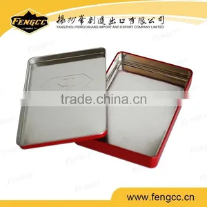 Hot Selling Simple Rectangle Tin Box for Food Storage thumbnail-1