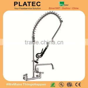 2016 8'' Wall Mounted Pre-rinse Unit With 12'' Swivel Spout&Wall Bracket,Tapered Thread Riser thumbnail-1