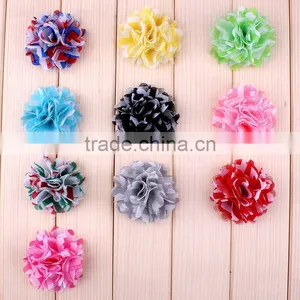 Fabric and Mesh Flower Clip for Kids Hair Accessories thumbnail-4