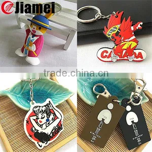 OEM Shape Soft Pvc Rubber Emoji Pvc Keychain thumbnail-6