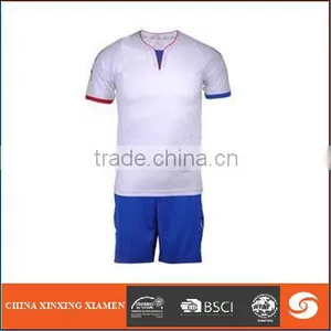 Wholesale Soccer Wear 100%cotton White Color Football Wear thumbnail-1