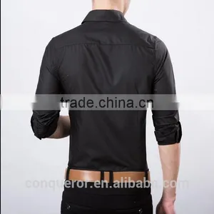 Men's White Cotton Shirt Slim Fit Shirt HOT! MSRL0042 thumbnail-5