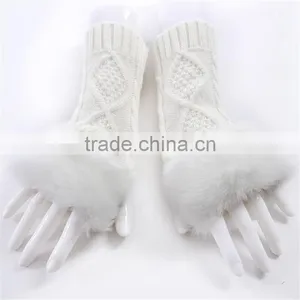 Heated Pure Color Autumn Winter Soft Lady Gloves Workout Gloves thumbnail-6