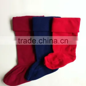 White Pure Colour Adult &kids New Polar Fleece Rain Boot Leg Warmer Factory thumbnail-5