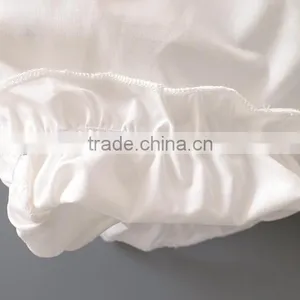 Bulk Sale!Children Clothes Pure White Wild Ruffle Shorts Bowknot Decoration Two Trousers Pockets Wholesale thumbnail-3