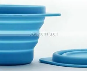 OEM, Many Colors,Silicone Baby Suction Bowls With Lid,kids Silicone Bowl thumbnail-6