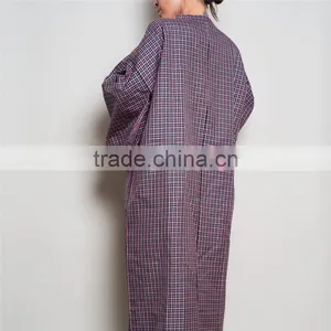 Newest Style Jacket With Squared Neck Haori Full Textured Yarn Dye Silk Kimono thumbnail-2
