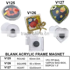 BLANK ACRYLIC FRAME BROOCH thumbnail-2